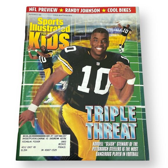Sports Illustrated for Kids Other - Sports Illustrated for Kids September 1996 Kordell Stewart with Cards & Poster